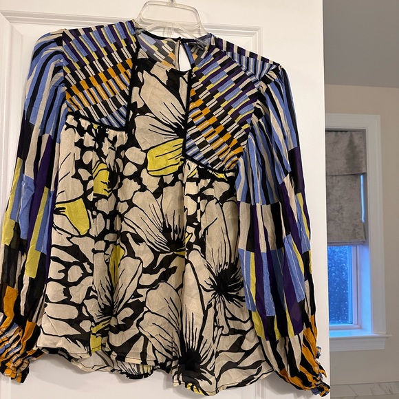 Anthropologie Bl^nk Miranda peasant blouse 👚 - Picture 7 of 7